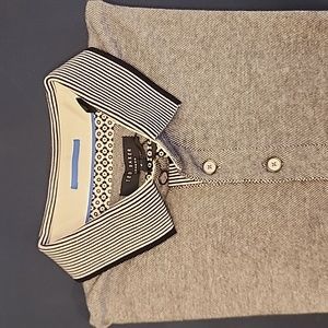 NWT Ted Baker Polo Grey Sz 4